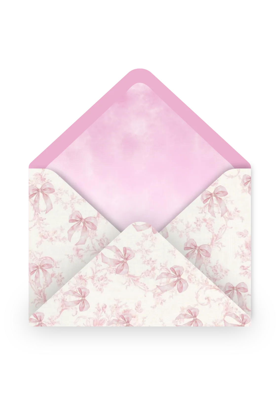 Modèle Baby Shower Nœuds Roses – Baby Shower