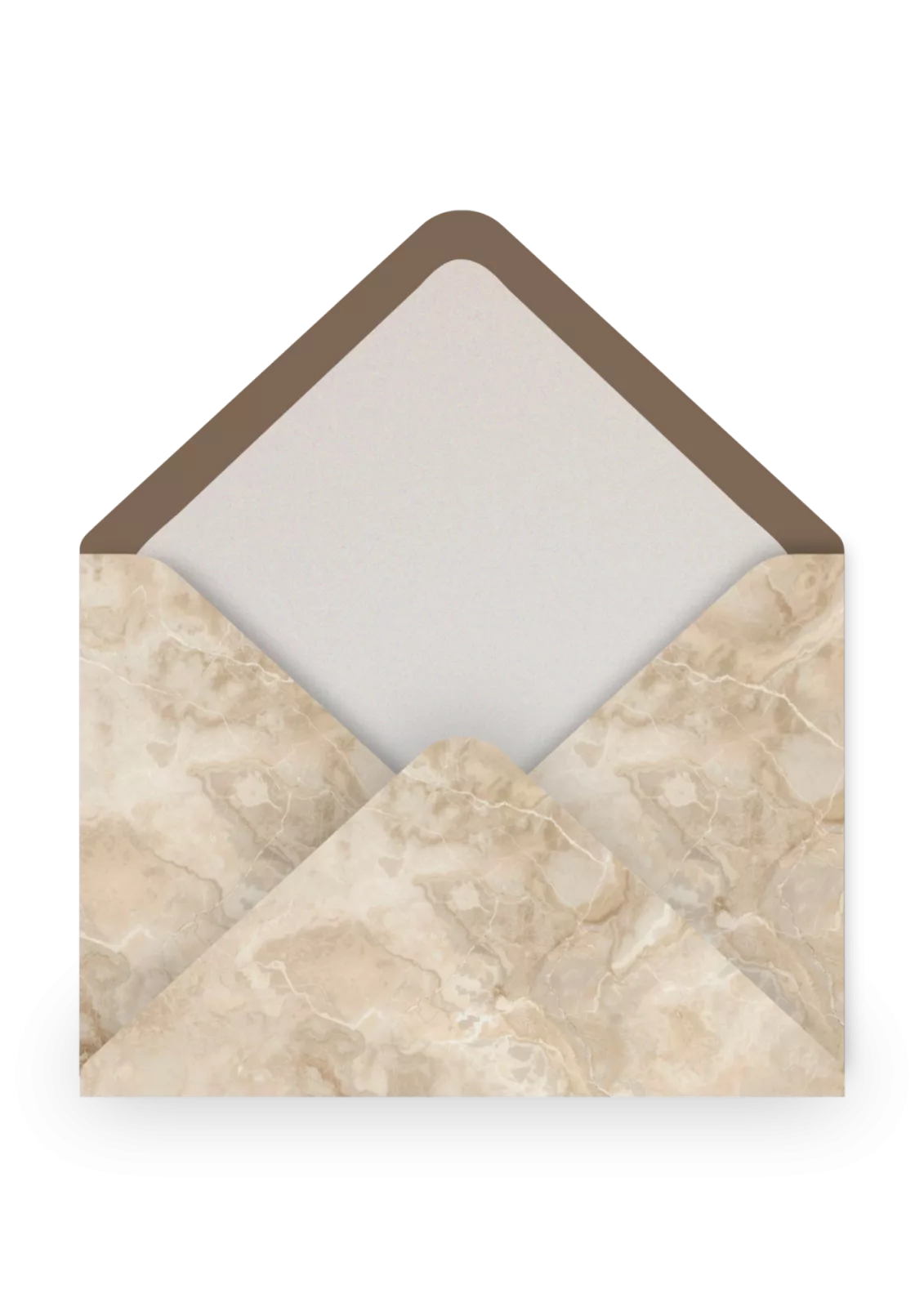 Chic enveloppe chic minimaliste marbre beige creme 008