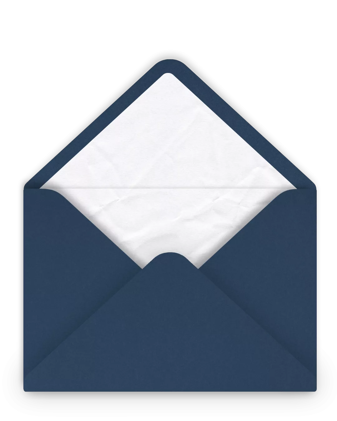 Chic enveloppe chic minimaliste uni bleu marine 024